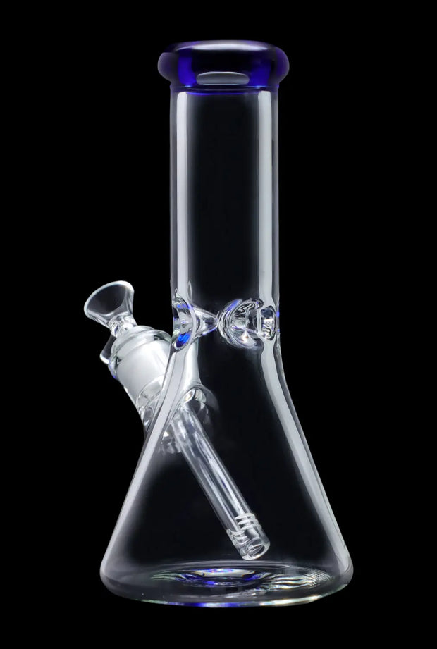Beaker with Colour Mouthpiece & Ice Pinch Water Pipe - 10 in.