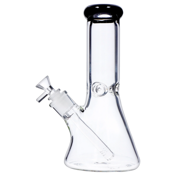 Beaker with Colour Mouthpiece & Ice Pinch Water Pipe - 10 in.