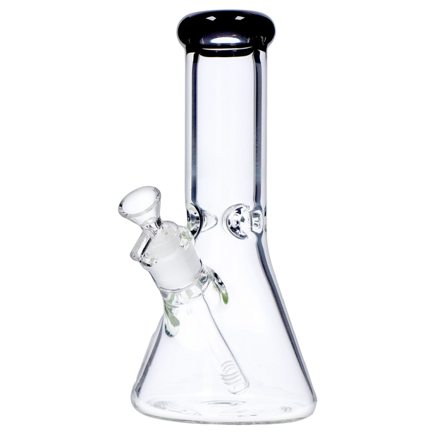 Beaker with Colour Mouthpiece & Ice Pinch Water Pipe - 10 in.
