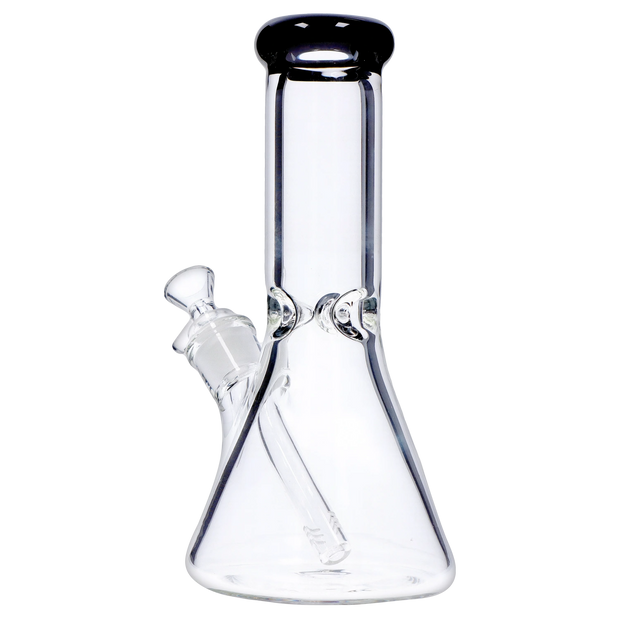 Beaker with Colour Mouthpiece & Ice Pinch Water Pipe - 10 in.