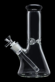 Beaker with Colour Mouthpiece & Ice Pinch Water Pipe - 10 in.