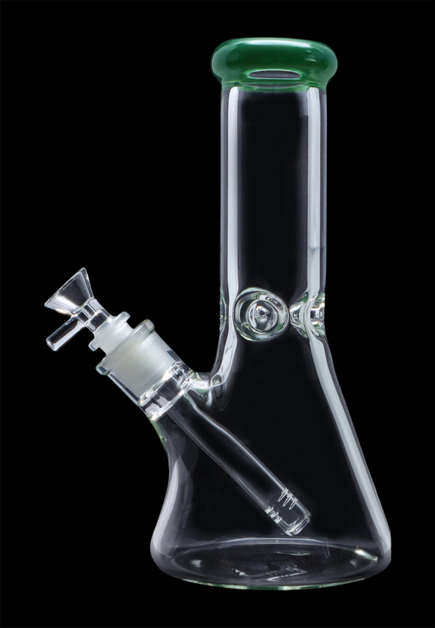 Beaker with Colour Mouthpiece & Ice Pinch Water Pipe - 10 in.