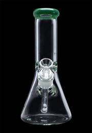 Beaker with Colour Mouthpiece & Ice Pinch Water Pipe - 10 in.