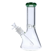 Beaker with Colour Mouthpiece & Ice Pinch Water Pipe - 10 in.