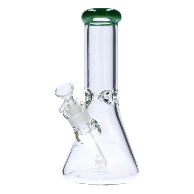 Beaker with Colour Mouthpiece & Ice Pinch Water Pipe - 10 in.