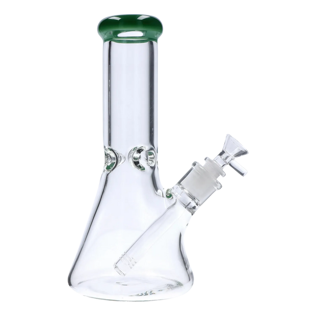 Beaker with Colour Mouthpiece & Ice Pinch Water Pipe - 10 in.