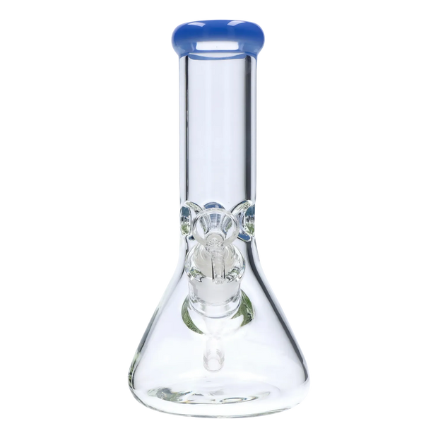 Beaker with Colour Mouthpiece & Ice Pinch Water Pipe - 10 in.