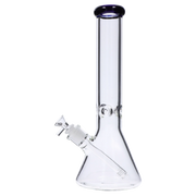 Beaker with Colour Mouthpiece & Ice Pinch Water Pipe - 14 in.