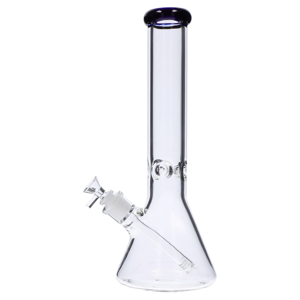 Beaker with Colour Mouthpiece & Ice Pinch Water Pipe - 14 in.