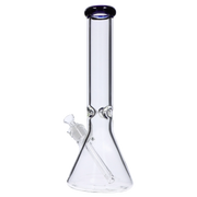 Beaker with Colour Mouthpiece & Ice Pinch Water Pipe - 14 in.
