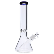 Beaker with Colour Mouthpiece & Ice Pinch Water Pipe - 14 in.