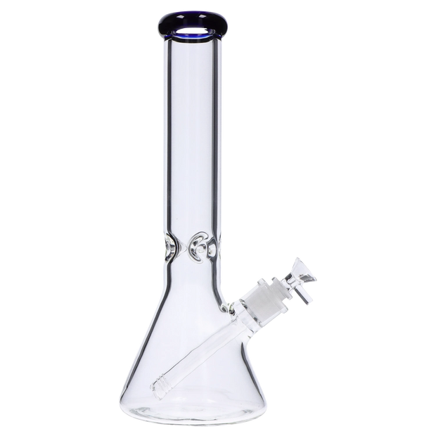Beaker with Colour Mouthpiece & Ice Pinch Water Pipe - 14 in.