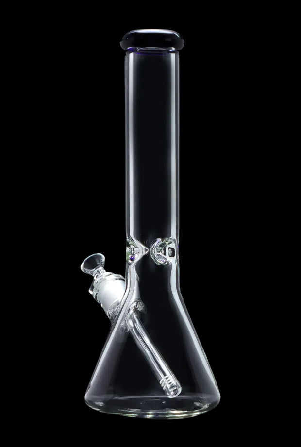 Beaker with Colour Mouthpiece & Ice Pinch Water Pipe - 14 in.