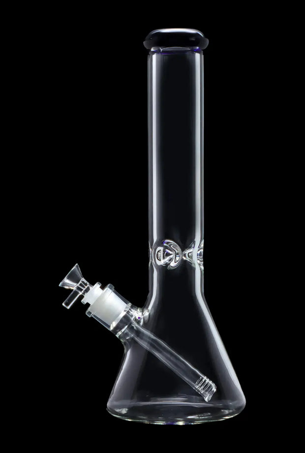 Beaker with Colour Mouthpiece & Ice Pinch Water Pipe - 14 in.