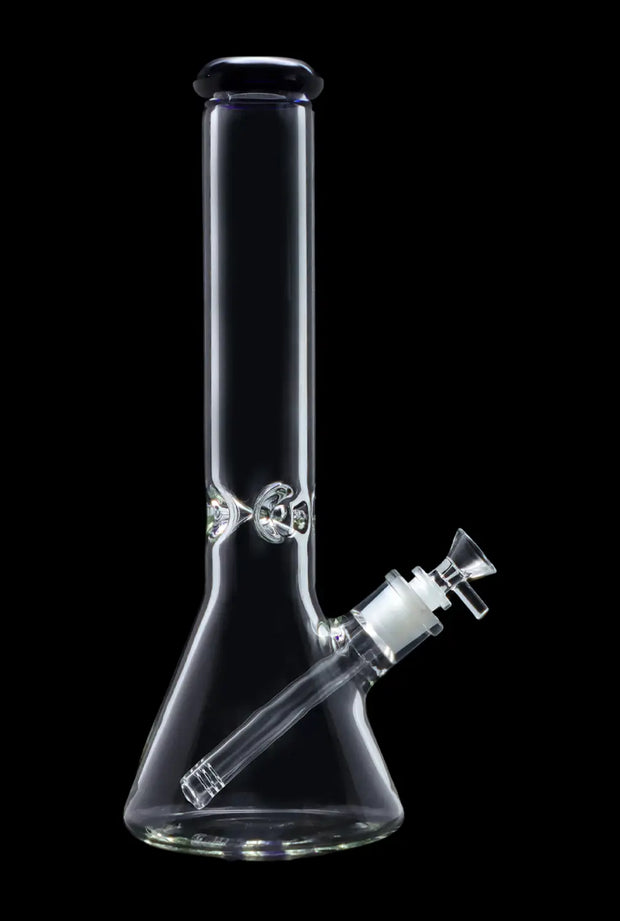 Beaker with Colour Mouthpiece & Ice Pinch Water Pipe - 14 in.