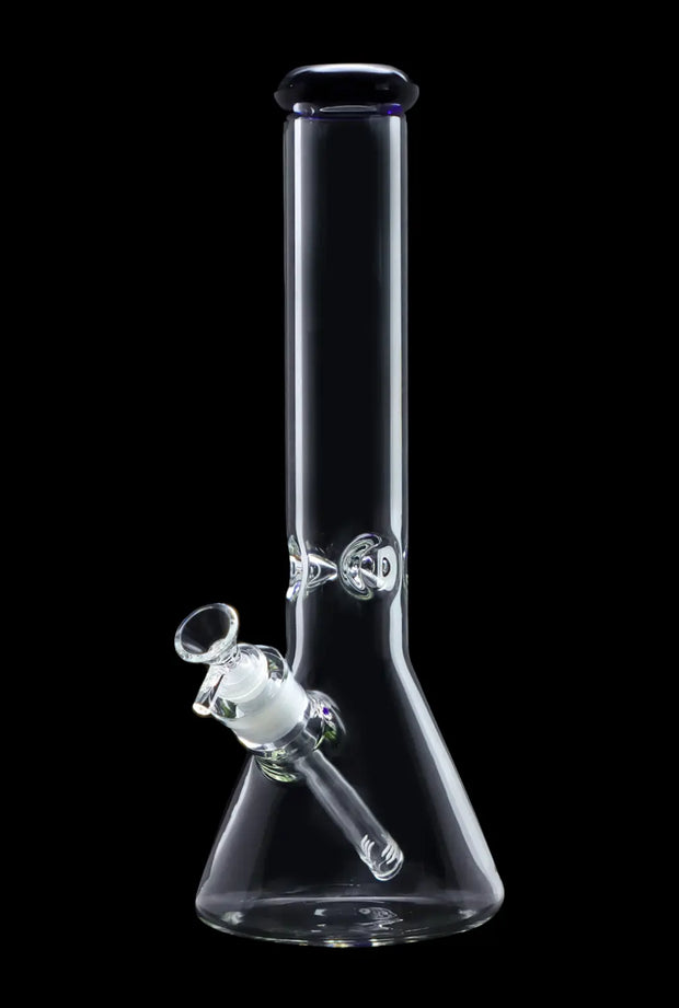 Beaker with Colour Mouthpiece & Ice Pinch Water Pipe - 14 in.
