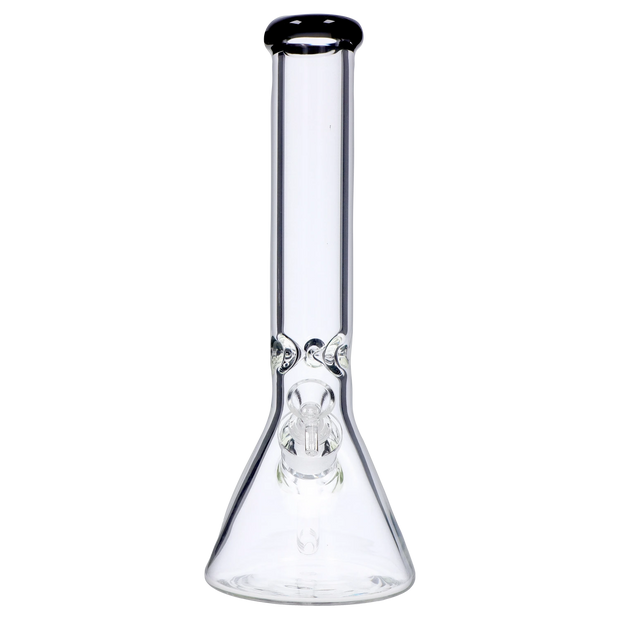 Beaker with Colour Mouthpiece & Ice Pinch Water Pipe - 14 in.