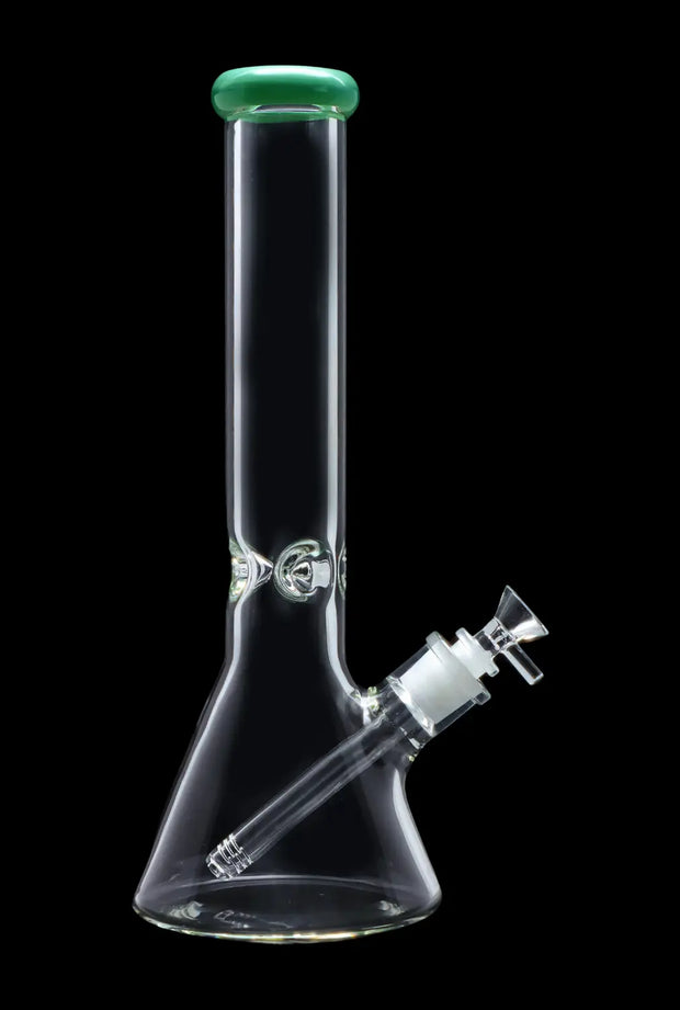 Beaker with Colour Mouthpiece & Ice Pinch Water Pipe - 14 in.