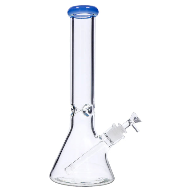 Beaker with Colour Mouthpiece & Ice Pinch Water Pipe - 14 in.