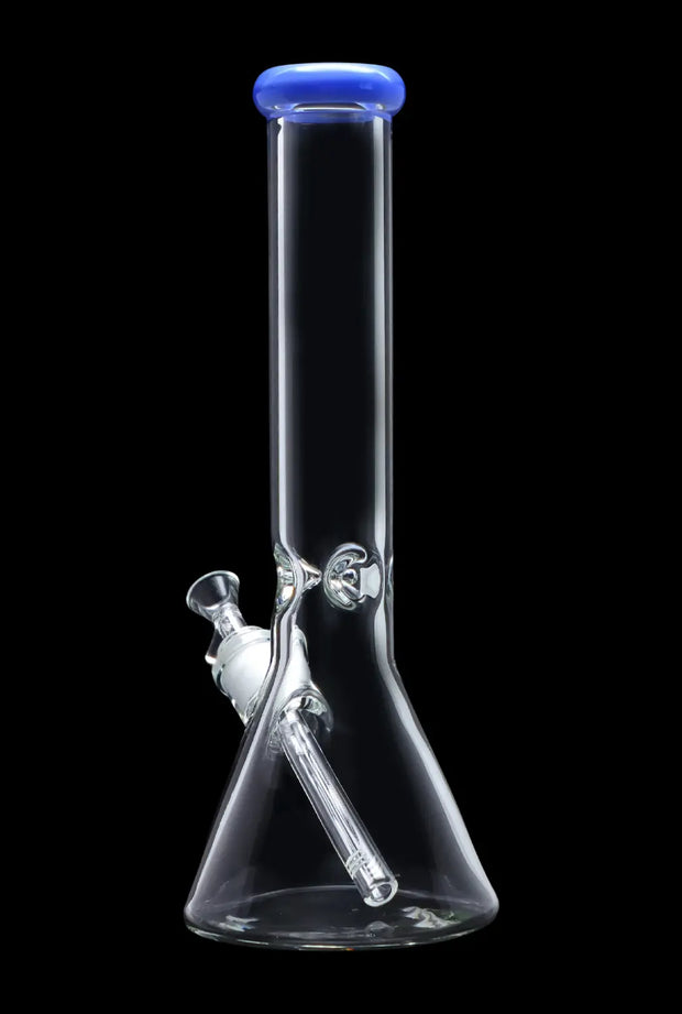Beaker with Colour Mouthpiece & Ice Pinch Water Pipe - 14 in.