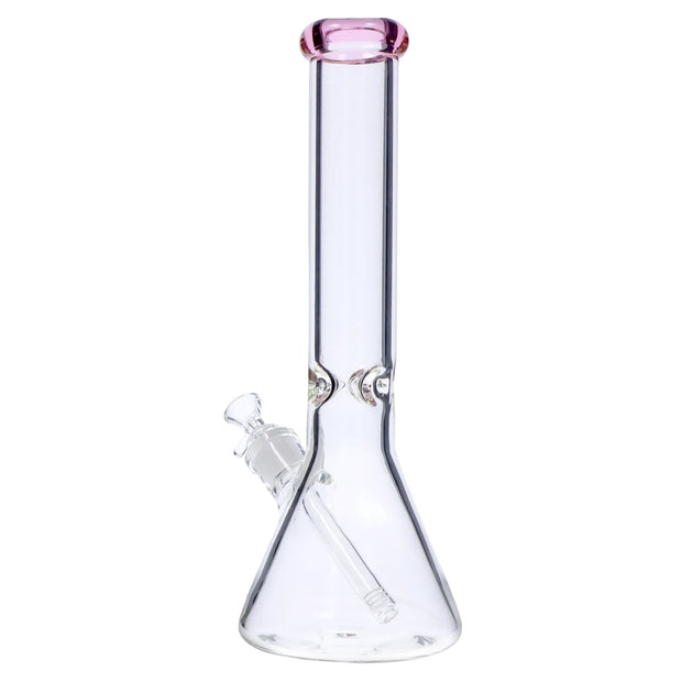 Beaker with Colour Mouthpiece & Ice Pinch Water Pipe - 14 in.