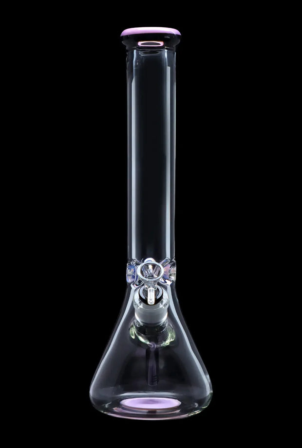Beaker with Colour Mouthpiece & Ice Pinch Water Pipe - 14 in.