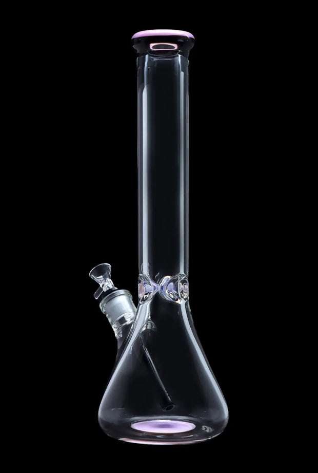 Beaker with Colour Mouthpiece & Ice Pinch Water Pipe - 14 in.