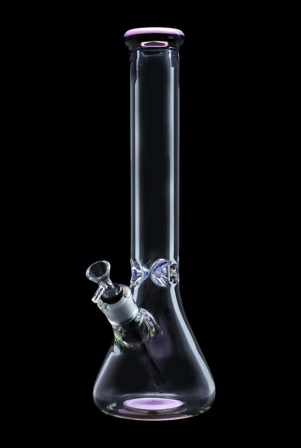 Beaker with Colour Mouthpiece & Ice Pinch Water Pipe - 14 in.