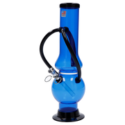 JM Plastics Double Chamber Bubble Base Acrylic Water Pipe - 12 in.