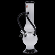 JM Plastics Double Chamber Bubble Base Acrylic Water Pipe - 12 in.