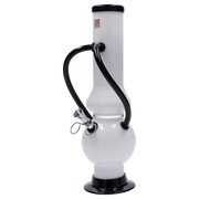 JM Plastics Double Chamber Bubble Base Acrylic Water Pipe - 12 in.