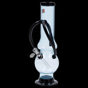 JM Plastics Double Chamber Bubble Base Acrylic Water Pipe - 12 in.