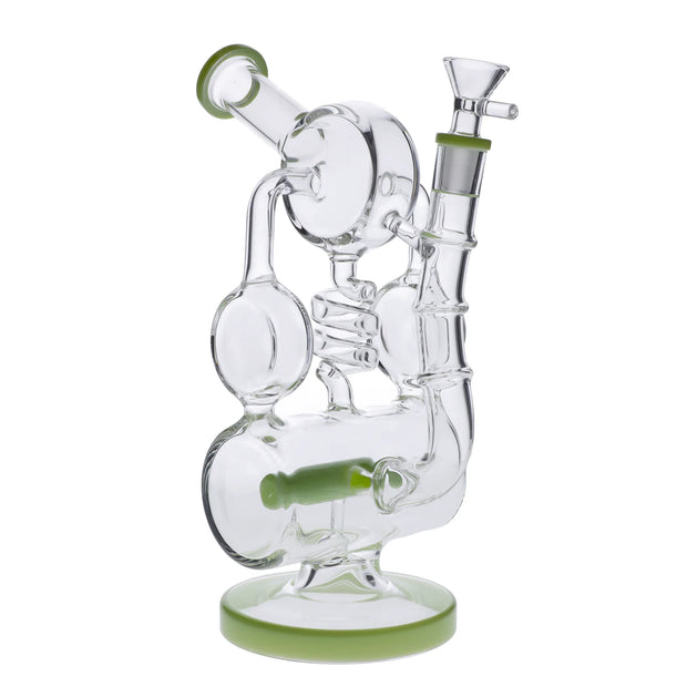 Water Pipe w/Bowl &Quartz-Milky Green(RCL-L-L03MG)