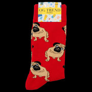 Red Frenchie Socks - One Size Fits All