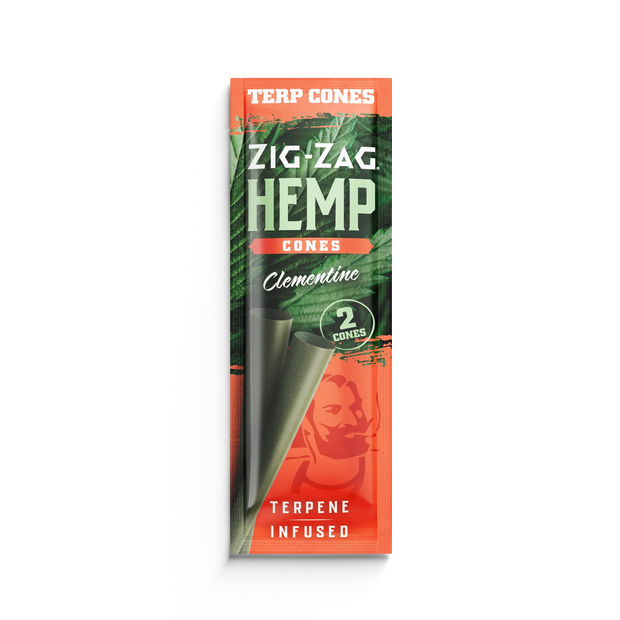 Zig Zag Terpene Infused Hemp Cones - Clementine