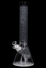 Cloud Cali X 15-inch Engraved Thick Base Beaker Water Pipe