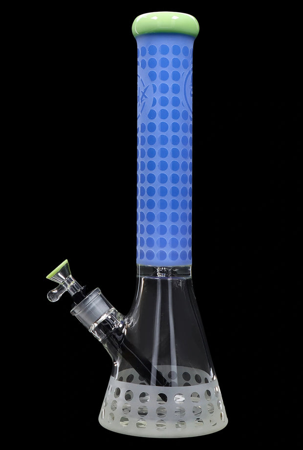Cloud Cali X 15-inch Engraved Thick Base Beaker Water Pipe