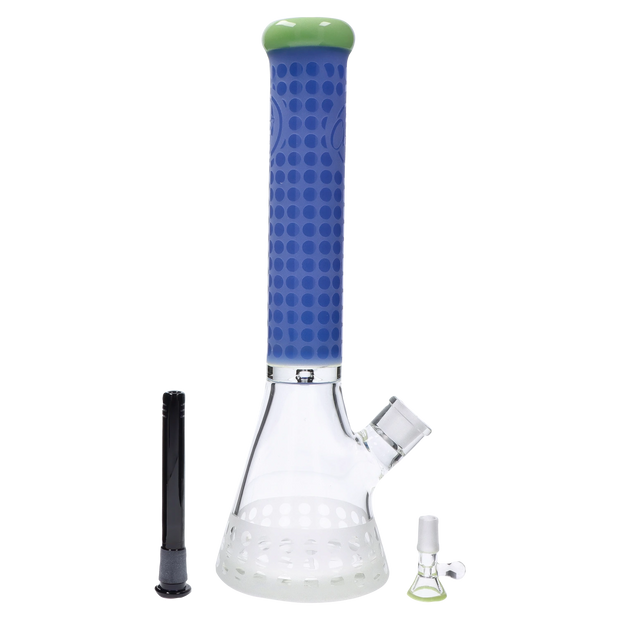 Cloud Cali X 15-inch Engraved Thick Base Beaker Water Pipe