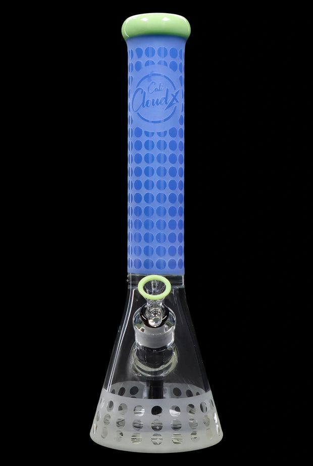 Cloud Cali X 15-inch Engraved Thick Base Beaker Water Pipe