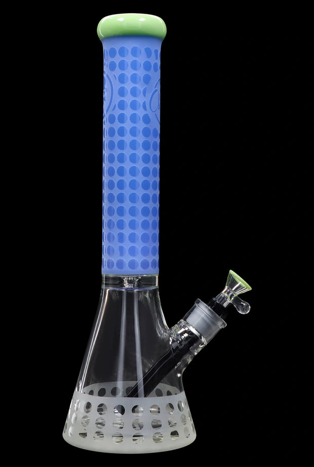 Cloud Cali X 15-inch Engraved Thick Base Beaker Water Pipe
