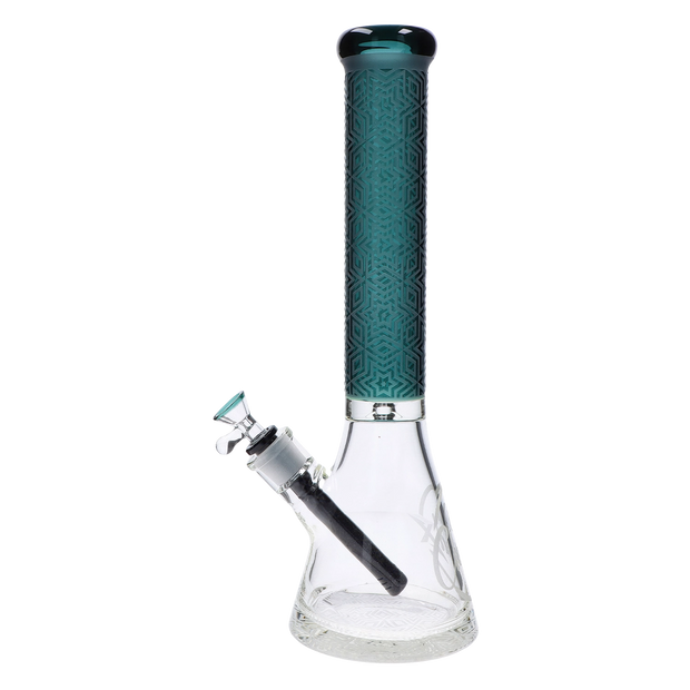 Cloud Cali X 15-inch Engraved Thick Base Beaker Water Pipe
