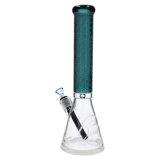 Cloud Cali X 15-inch Engraved Thick Base Beaker Water Pipe