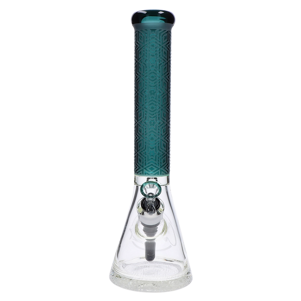 Cloud Cali X 15-inch Engraved Thick Base Beaker Water Pipe