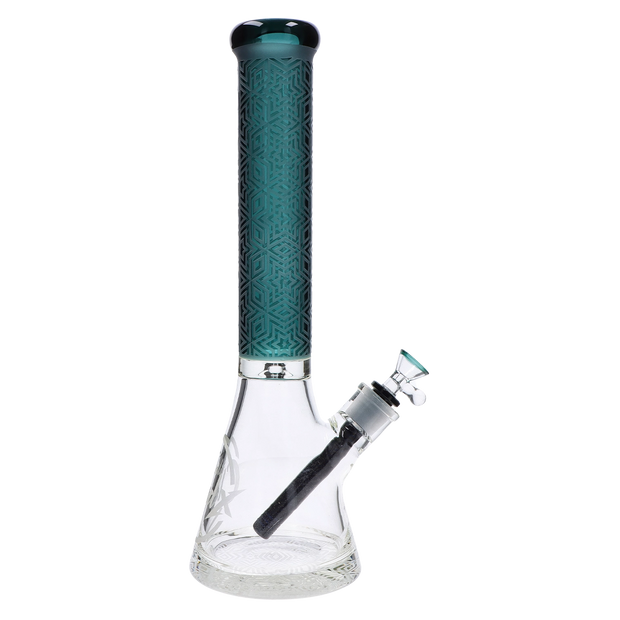 Cloud Cali X 15-inch Engraved Thick Base Beaker Water Pipe