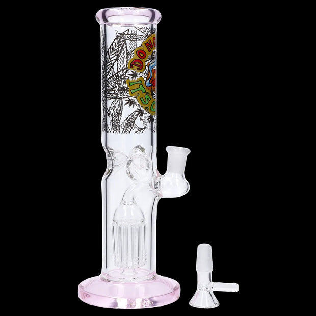Do Not Panic Straight Tube with Tree Perc - 10 in