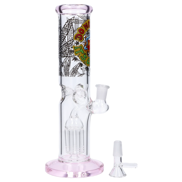 Do Not Panic Straight Tube with Tree Perc - 10 in