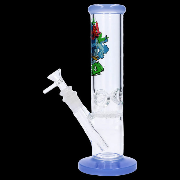 420 Skull Water Pipe with Honeycomb Perc - 10 in