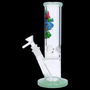 420 Skull Water Pipe with Honeycomb Perc - 10 in
