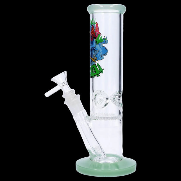 420 Skull Water Pipe with Honeycomb Perc - 10 in