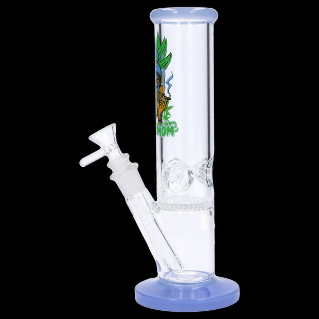 Stoner Mom Straight Tube with Honeycomb Perc - 10 in